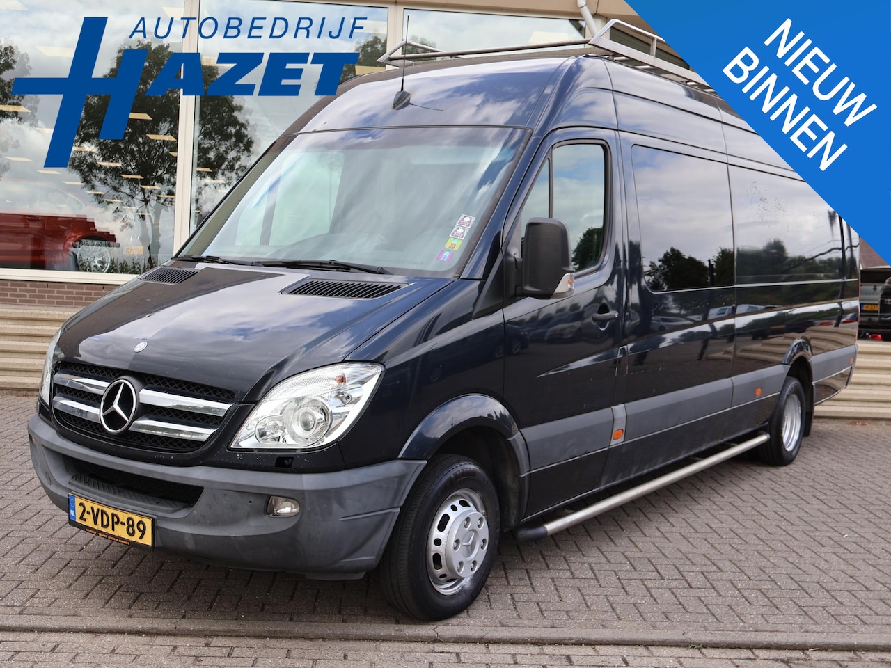 Mercedes-Benz Sprinter - 519 3.0 CDI V6 190PK AUT. 1e EIG. D.C. DUBBELLUCHT + STANDKACHEL | TREKHAAK 3000 KG | AIRC - AutoWereld.nl