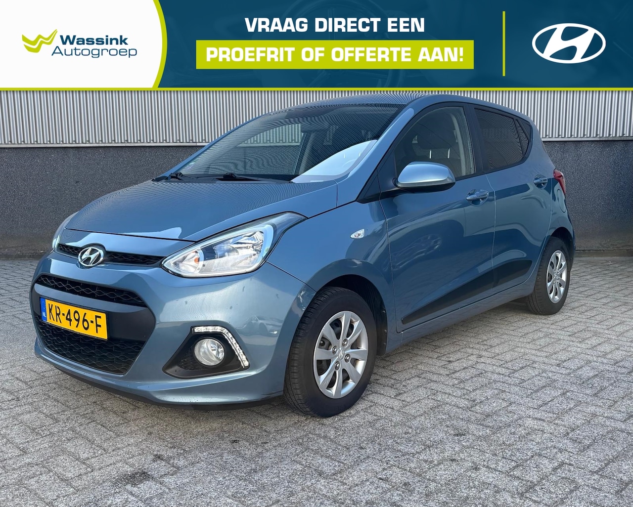 Hyundai i10 - 1.0i Blue 66pk Go! 2016 | Cruise Control | Climate Control | - AutoWereld.nl
