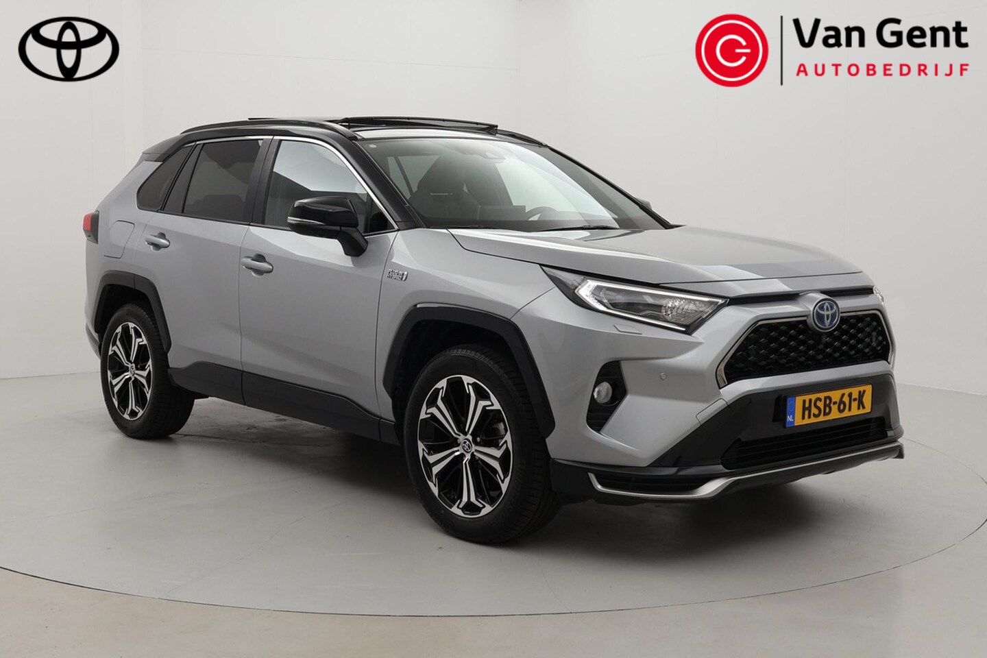 Toyota RAV4 - 2.5 Plug-in Hybrid AWD Bi-Tone Plus | 360 camera | Leder | JBL | Head-up display | Navigat - AutoWereld.nl