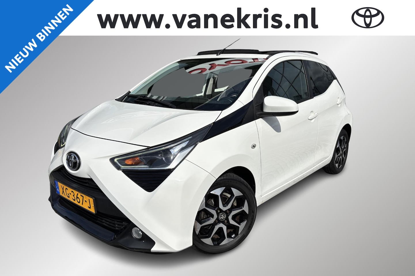 Toyota Aygo - 1.0 VVT-i x-joy cabrio 1.0 VVT-i x-joy Cabrio,Apple Carplay Android Auto Camera, Climate Controle - AutoWereld.nl