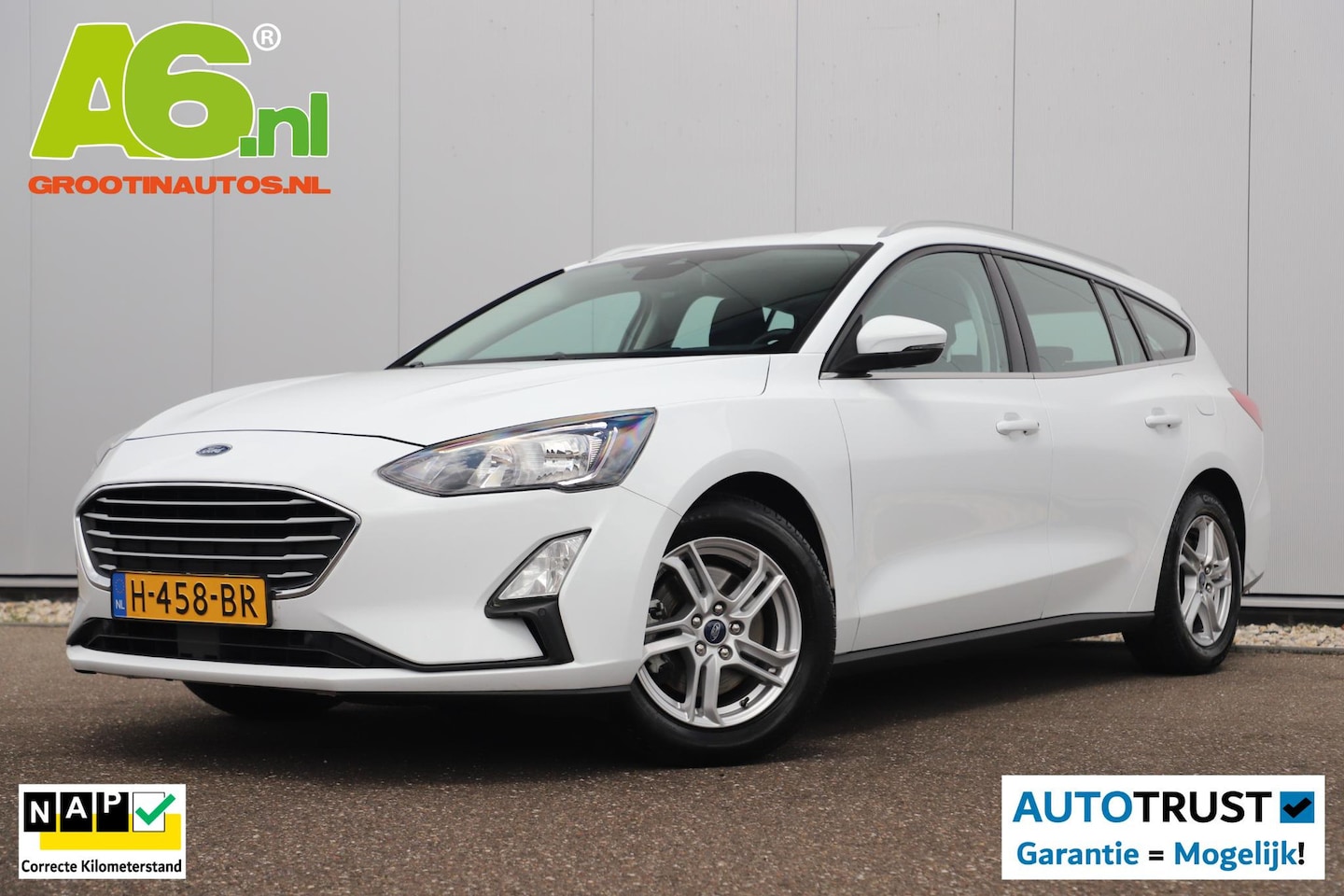 Ford Focus Wagon - 1.0 EcoBoost Trend Edition Business Navigatie Airco Cruise Control 16 inch LMV - AutoWereld.nl