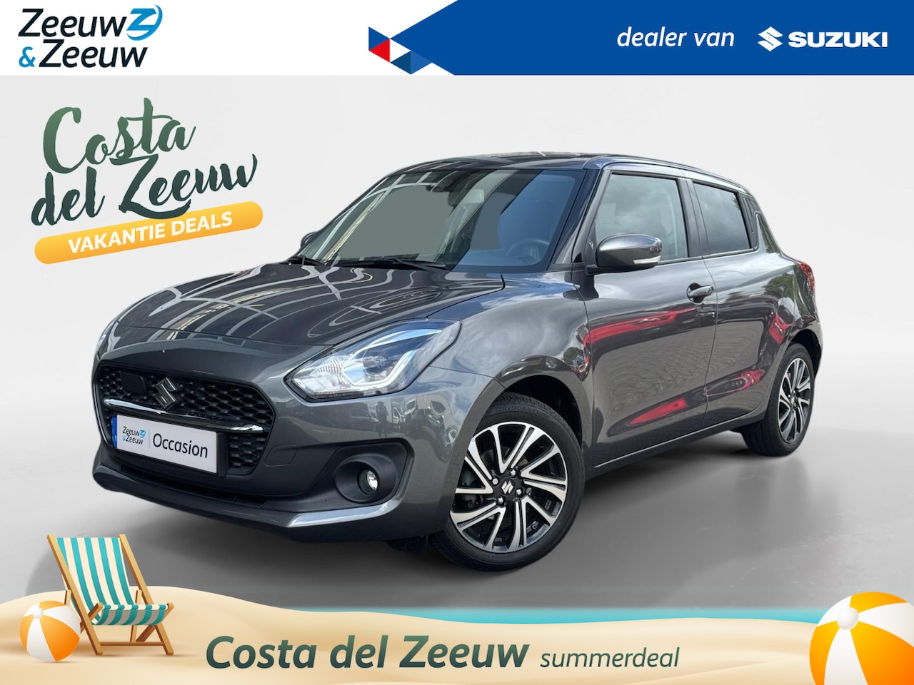 Suzuki Swift - 1.2 Stijl Smart Hybrid | Clima | Navi | Parkeersens. | - AutoWereld.nl
