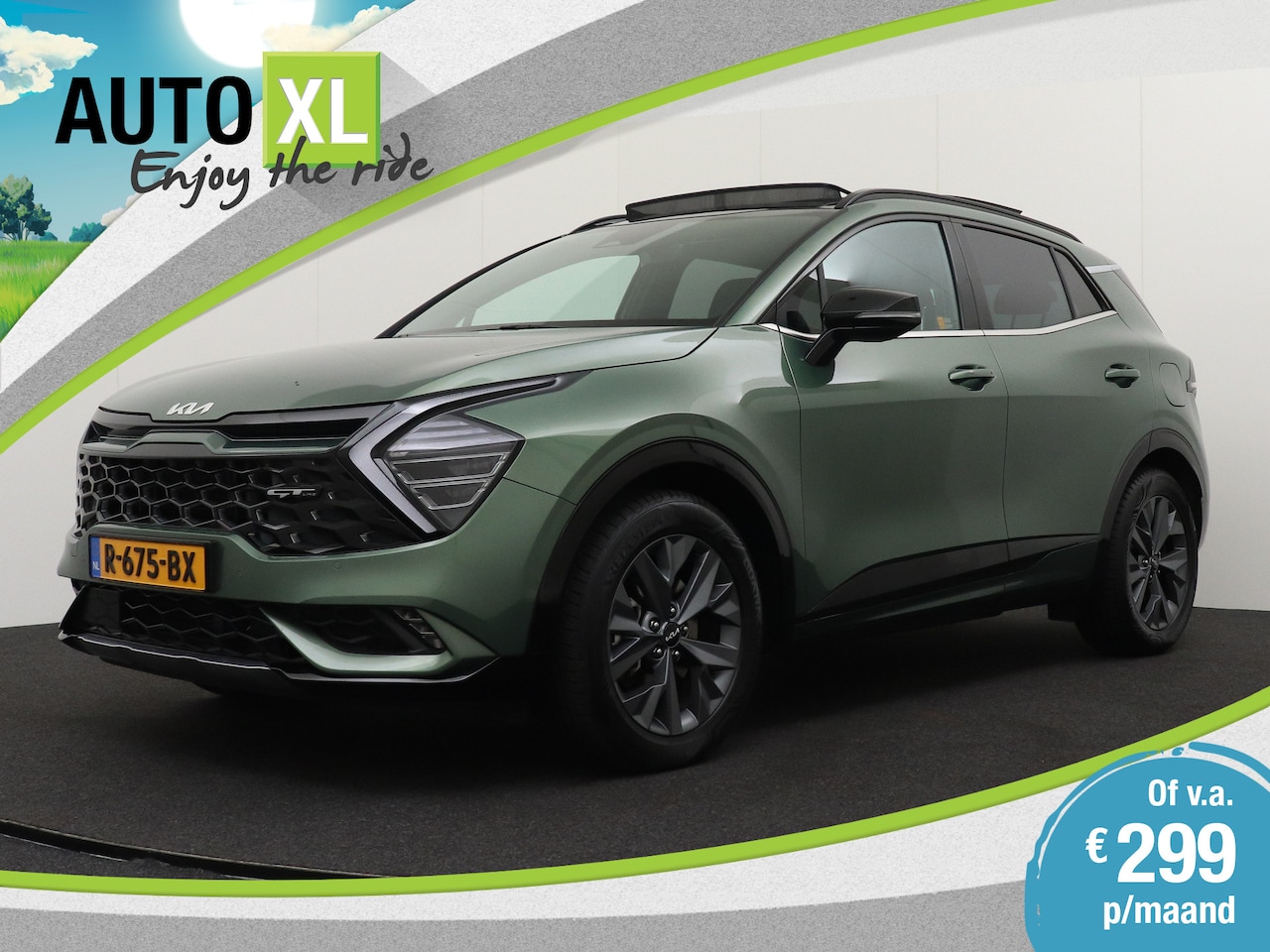 Kia Sportage - 1.6T 180PK Aut. Hybrid GT-Line Pano-dak Trekhaak Camera Stoelverw. - AutoWereld.nl