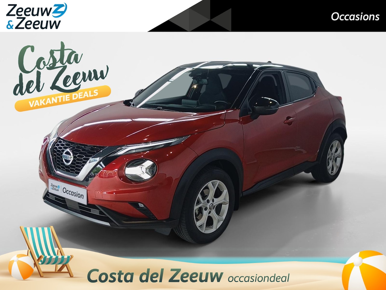 Nissan Juke - 1.0 DIG-T N-Connecta *Two-tone kleur*Trekhaak*Apple carplay & Androidauto*Lichtmetalen wie - AutoWereld.nl