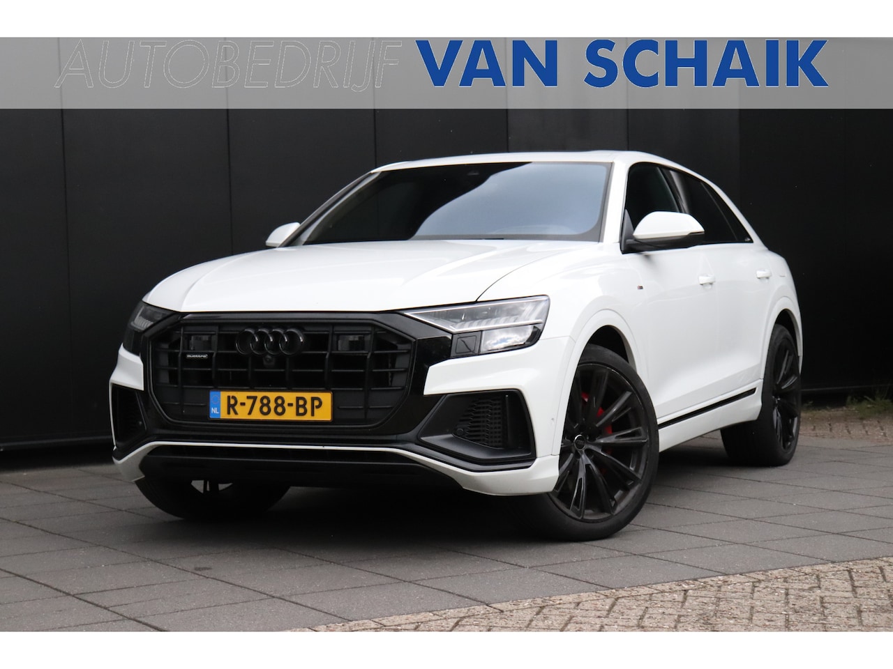 Audi Q8 - 55 TFSI 3X S LINE | B&O | PANO | LUCHTVERING | HEAD-UP | STOELVERK. | 360° CAMERA | CRUISE - AutoWereld.nl