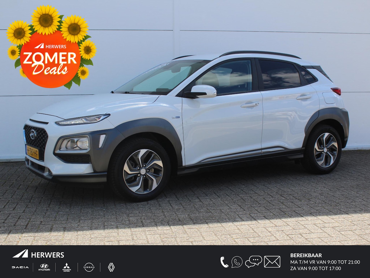 Hyundai Kona - 1.6 GDI HEV Fashion / Trekhaak Afneembaar (1300 KG) / Navigatie + Apple Carplay/Android Au - AutoWereld.nl