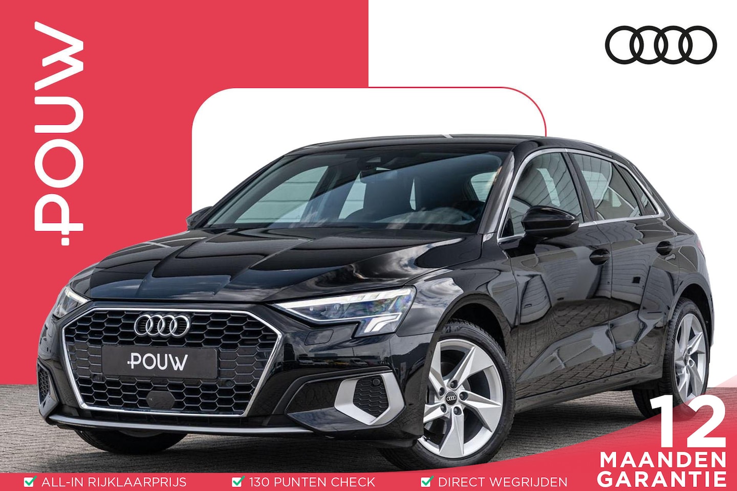 Audi A3 Sportback - 30 TFSI 110pk S-tronic Advanced Edition | Stoelverwarming | Parkeer Assistent - AutoWereld.nl