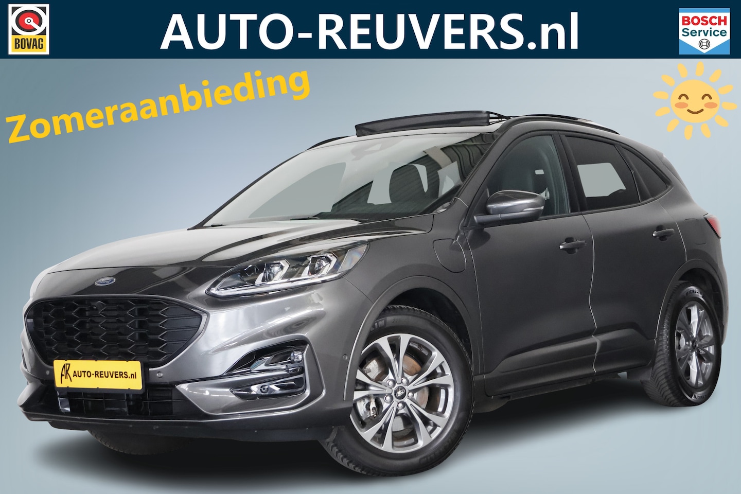 Ford Kuga - 2.5 PHEV ST-Line X / Opendak / LED / Leder / HUD / Pilot Assist - AutoWereld.nl