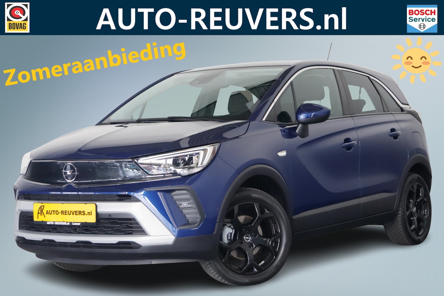Opel Crossland - 1.2 Turbo Elegance / LED / CarPlay / Camera / Clima - AutoWereld.nl