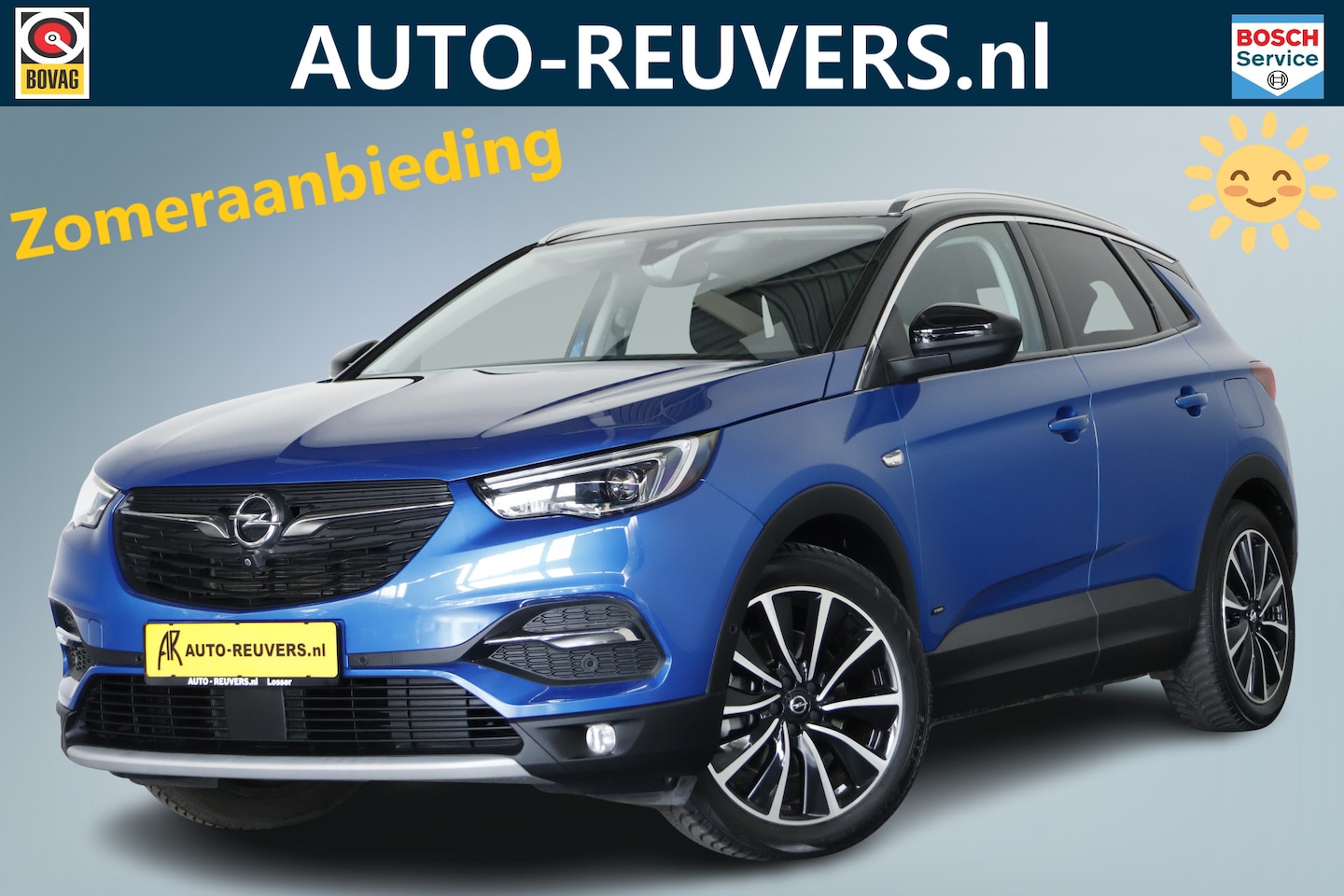 Opel Grandland - 1.6 Turbo Hybrid Elegance / LED / Navi / CarPlay / Cam / Leder - AutoWereld.nl