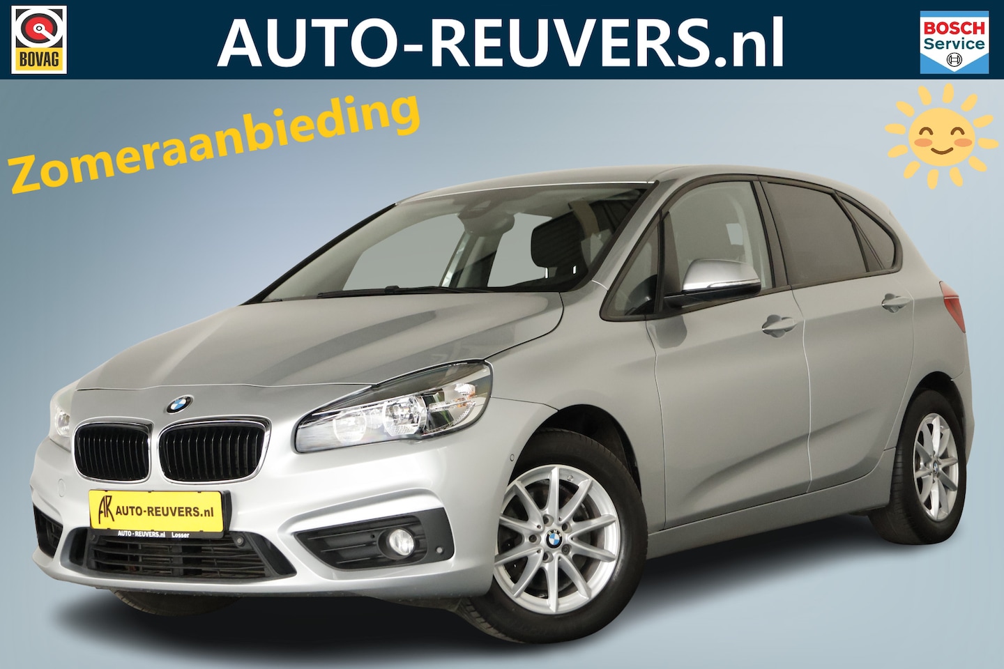 BMW 2-serie Active Tourer - 220i / Clima / Cruisecontrol / Bluetooth / Lmv - AutoWereld.nl