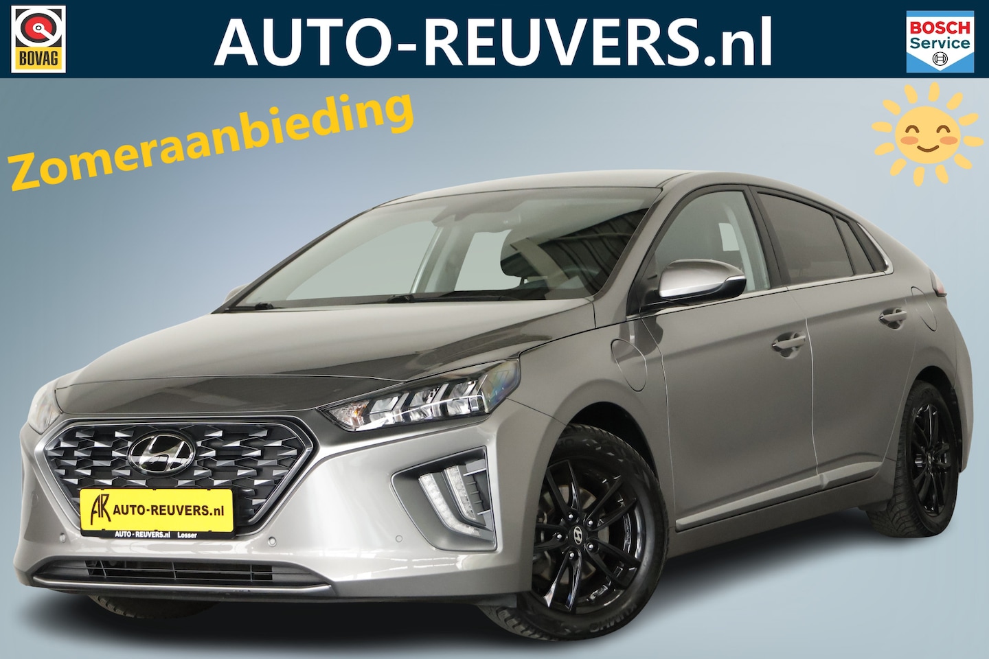 Hyundai IONIQ - 1.6 GDi PHEV Comfort / LED / leder / Navi / CarPlay / Cam - AutoWereld.nl