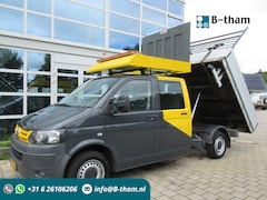 Volkswagen Transporter - T5 2.0 TDI 75KW L2H1 DOKA dubbelcabine Kipper Actiebord