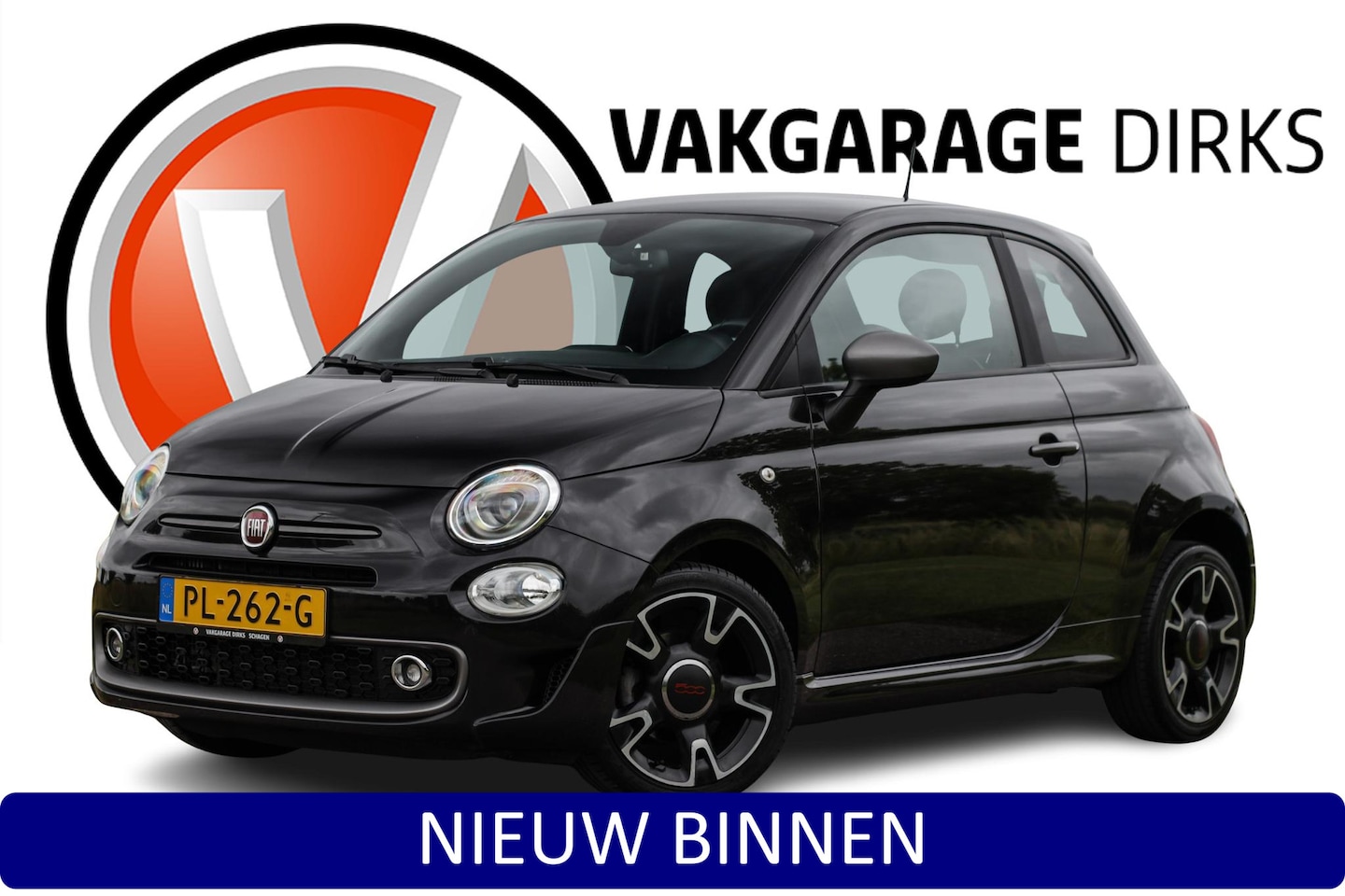 Fiat 500 - 105 PK TwinAir Turbo Sport ✅ Navi ✅ 16 inch ✅ Clima - AutoWereld.nl
