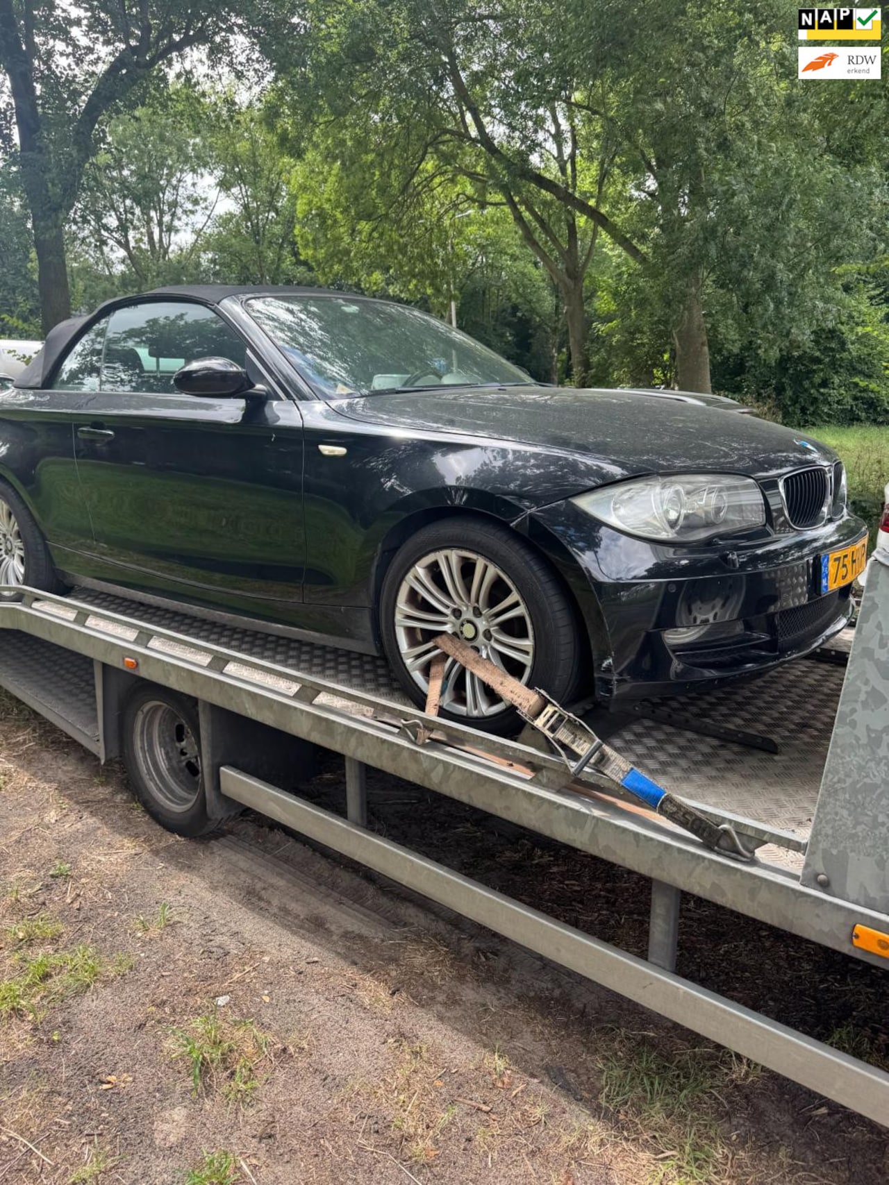 BMW 1-serie Cabrio - 118i automaat leer zo ingeruild zo weg - AutoWereld.nl