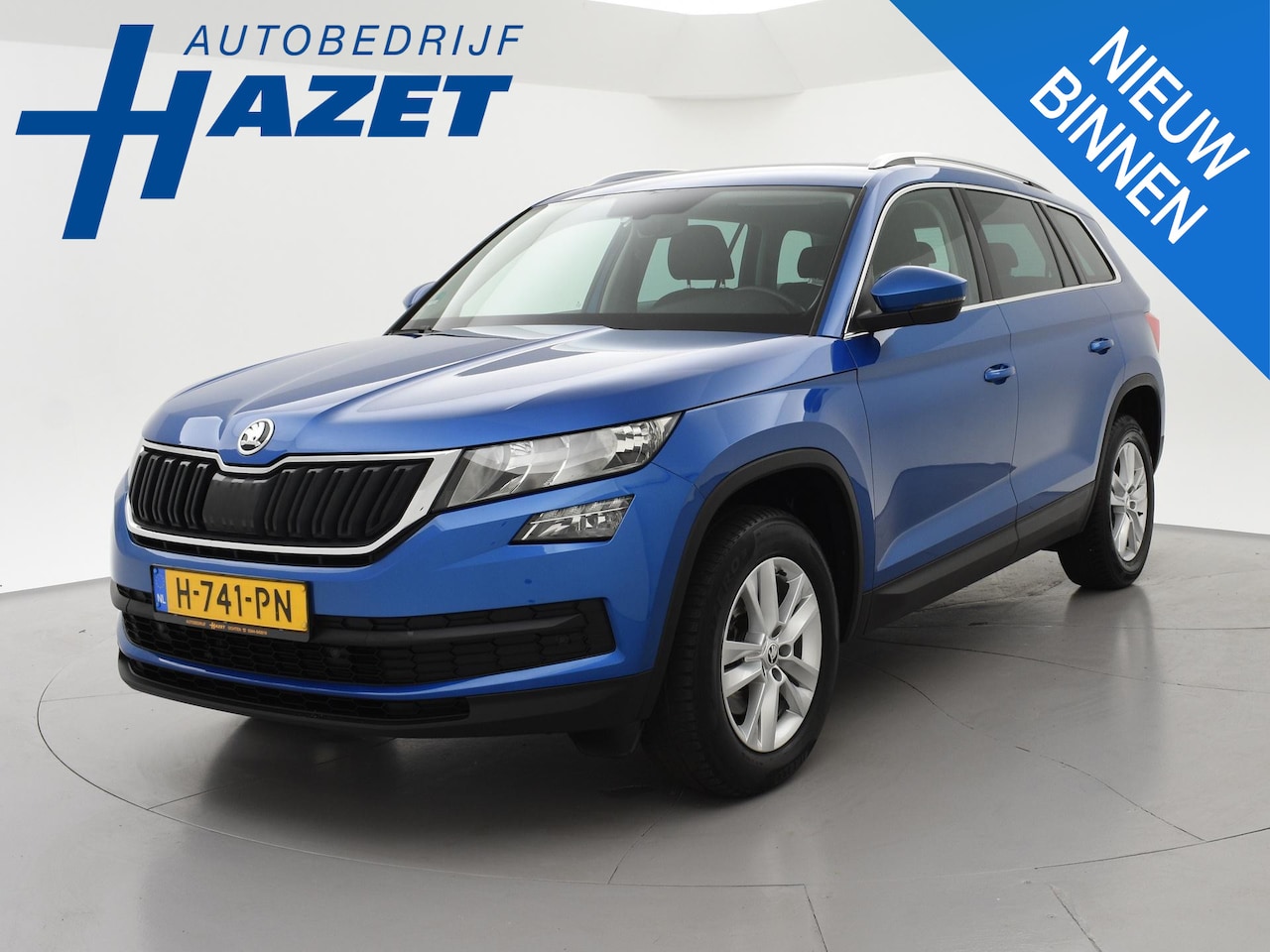 Skoda Kodiaq - 1.5 TSI 150 PK DSG AUT. *RACE BLUE METALLIC* + WEGKLAPBARE TREKHAAK 1800 KG - AutoWereld.nl
