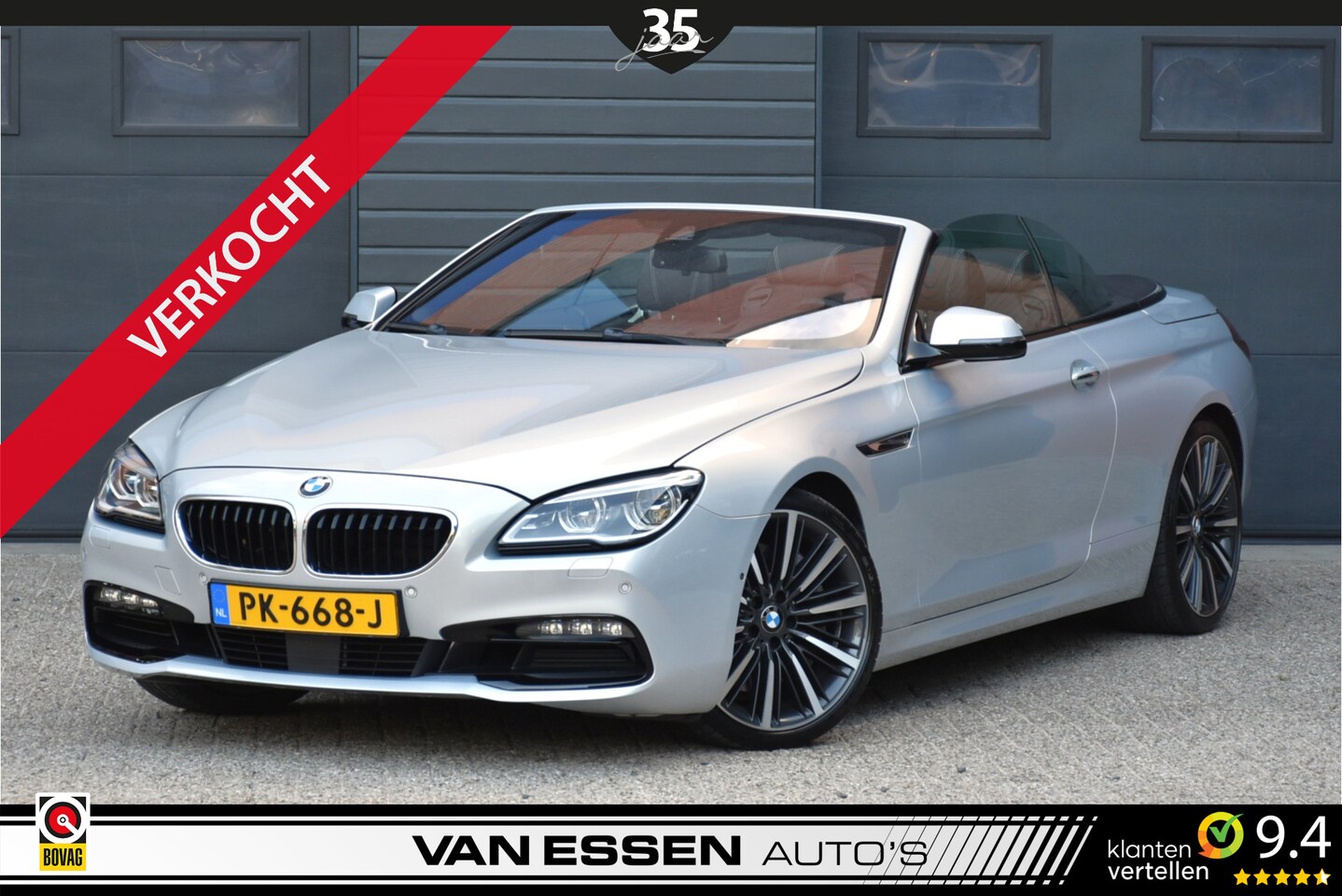 BMW 6-serie Cabrio - 650i High Executive Individual Leder 4-Wielsturing Keyless B&O Memory Stoelkoeling NL-Auto - AutoWereld.nl