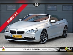 BMW 6-serie Cabrio - 650i High Executive Individual Leder 4-Wielsturing Keyless B&O Memory Stoelkoeling NL-Auto