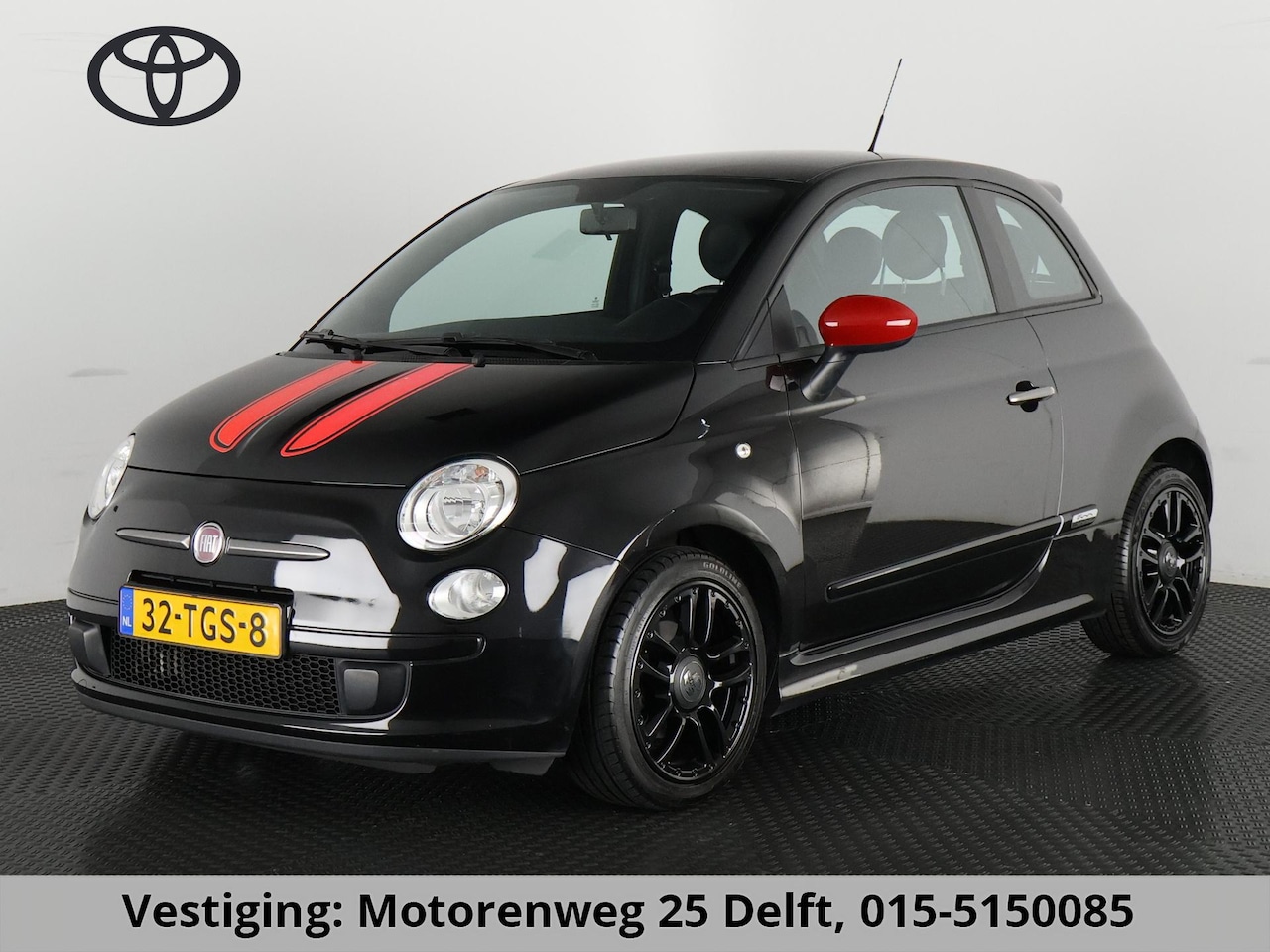 Fiat 500 - 0.9 TwinAir Plus 1e EIGENARESSE. AIRCO. BEKLEDING HALF LEDER. 16" LICHTMETALEN VELGEN - AutoWereld.nl