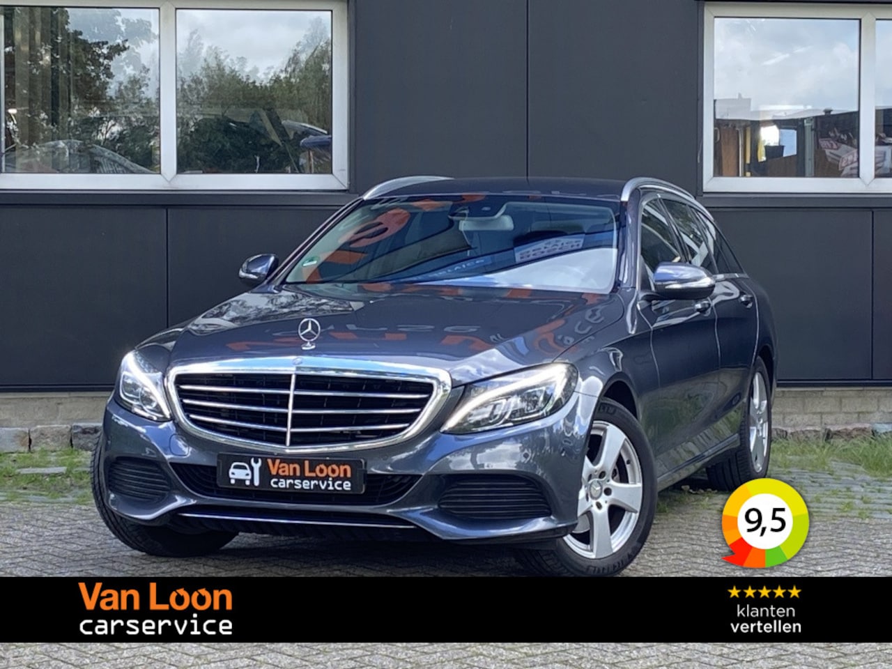 Mercedes-Benz C-klasse Estate - 200 Aut. 184PK Prestige/Leer/Trekhaak/LED/Navigatie/Elektr. stoe - AutoWereld.nl