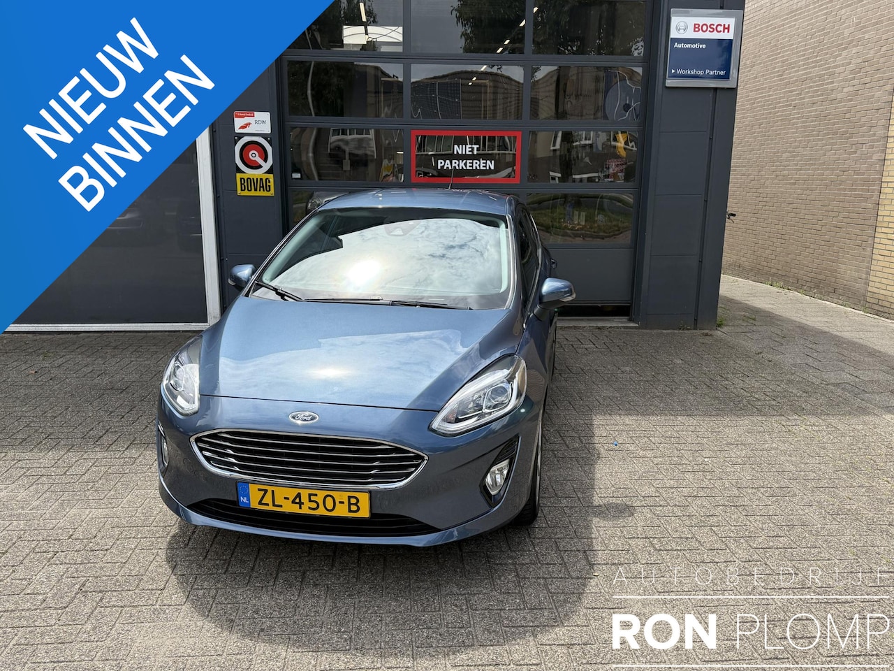 Ford Fiesta - 1.0 EcoBoost Titanium Automaat / Airco clima/ Navigatie/ Cruise/ Apple carplay/ LED/ LMV - AutoWereld.nl