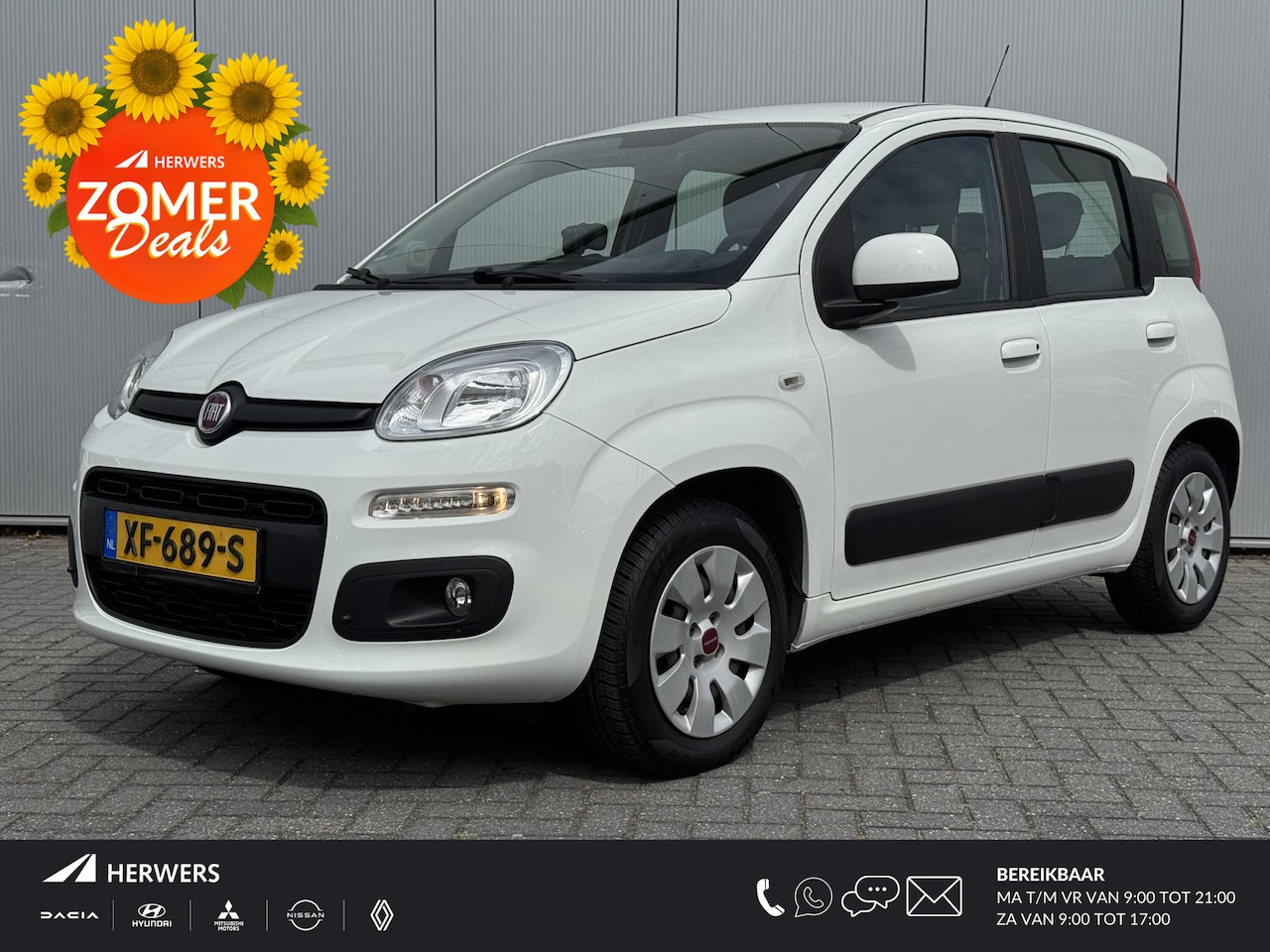 Fiat Panda - 0.9 TwinAir Lounge / Airco / Radio-CD Speler / Elektrische Ramen Voor / Trekhaak (800 KG)/ - AutoWereld.nl