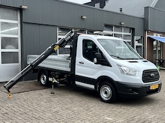 Ford Transit - 310 2.2 TDCI Openlaadbak Pick-up Hiab 013T laadkraan Airco Trekhaak 2250kg Bluetooth telef