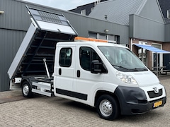 Peugeot Boxer - 335 2.2 HDI L3 DC Kipper Kieper Trekhaak 2500kg trekgewicht 7-Persoons uitvoering Open laa