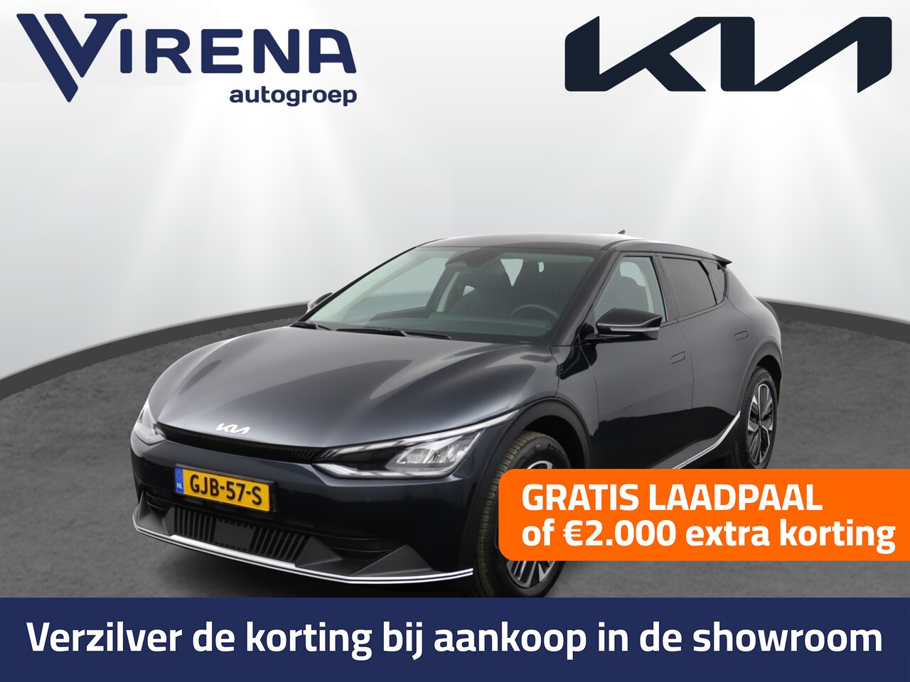 Kia EV6 - Light Edition 58 kWh - SOH 98,9% - Stoel-/stuurverwarming - Cruise Control - Apple CarPlay - AutoWereld.nl