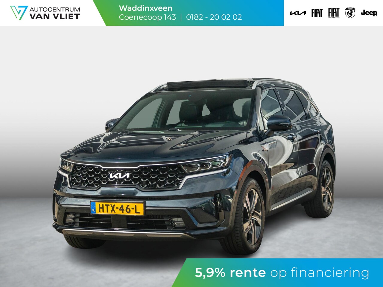 Kia Sorento - 1.6 T-GDI Plug-in Hybrid 4WD ExecutiveLine 5p. | Schuif&kantel dak l Nappa Leder l Trekhaa - AutoWereld.nl