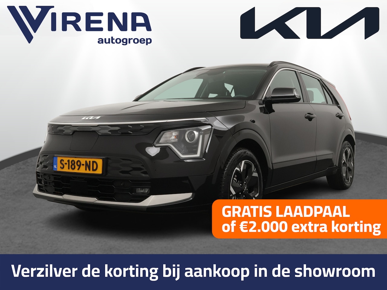 Kia Niro EV - DynamicLine 64.8 kWh - SOH 98,4% - Apple Carplay/ Android Auto - Cruise Control - Adaptief - AutoWereld.nl