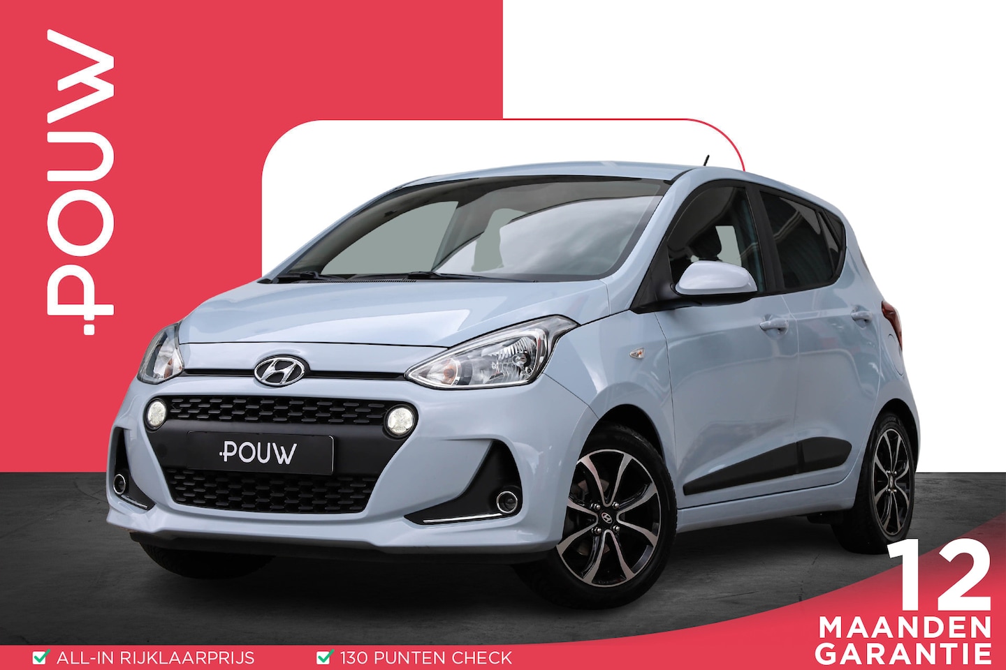 Hyundai i10 - 1.0i 67pk Comfort | Airco | Cruise Control | Elektrische Ramen | Getint Glas | All-Season - AutoWereld.nl