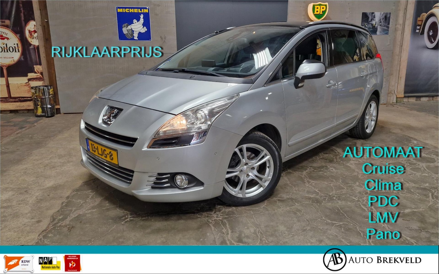 Peugeot 5008 - 1.6 THP GT 5p. 156PK AUTOMAAT | Cruise | Clima | PDC | LMV | Pano | Head up display | NAP - AutoWereld.nl