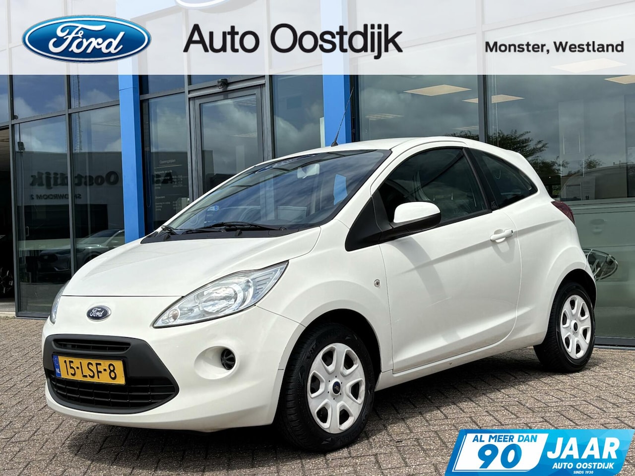 Ford Ka - 1.2 Cool&Sound 69PK Airco Centrale Vergrendeling Radio/CD-Speler Elek. Ramen Reservewiel * - AutoWereld.nl
