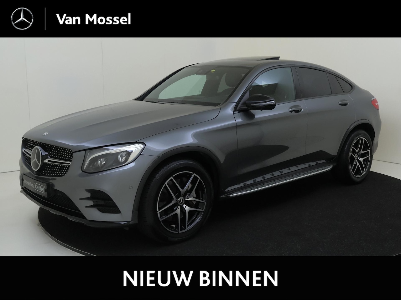 Mercedes-Benz GLC-klasse Coupé - 250 4MATIC Business Solution AMG / Schuifdak/ 360 camera/ Night - AutoWereld.nl