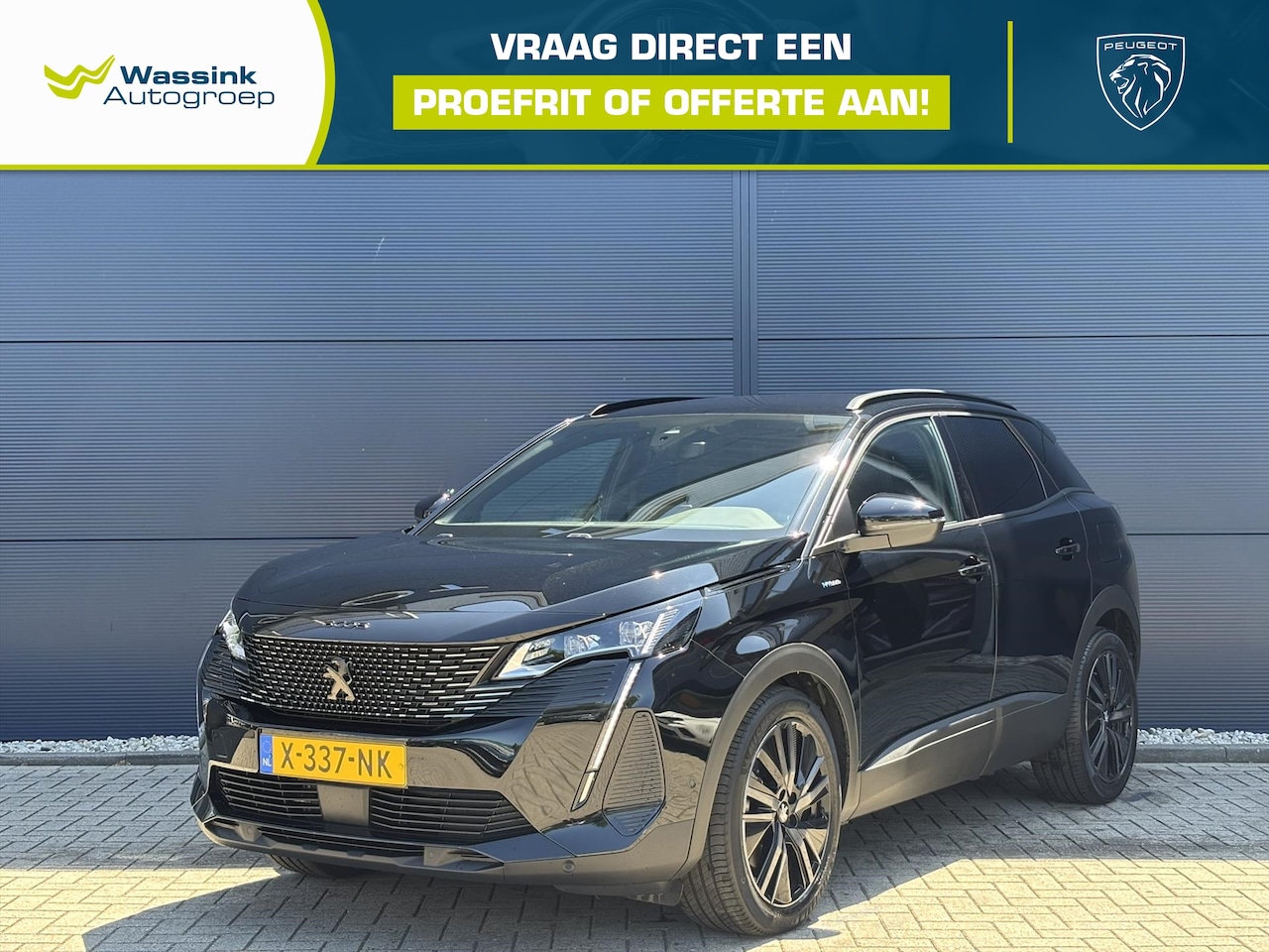 Peugeot 3008 - 1.6 Plug-in HYbrid 225pk e-EAT8 GT | Black Pack | Elektrische Achterklep | Dodehoek Detect - AutoWereld.nl