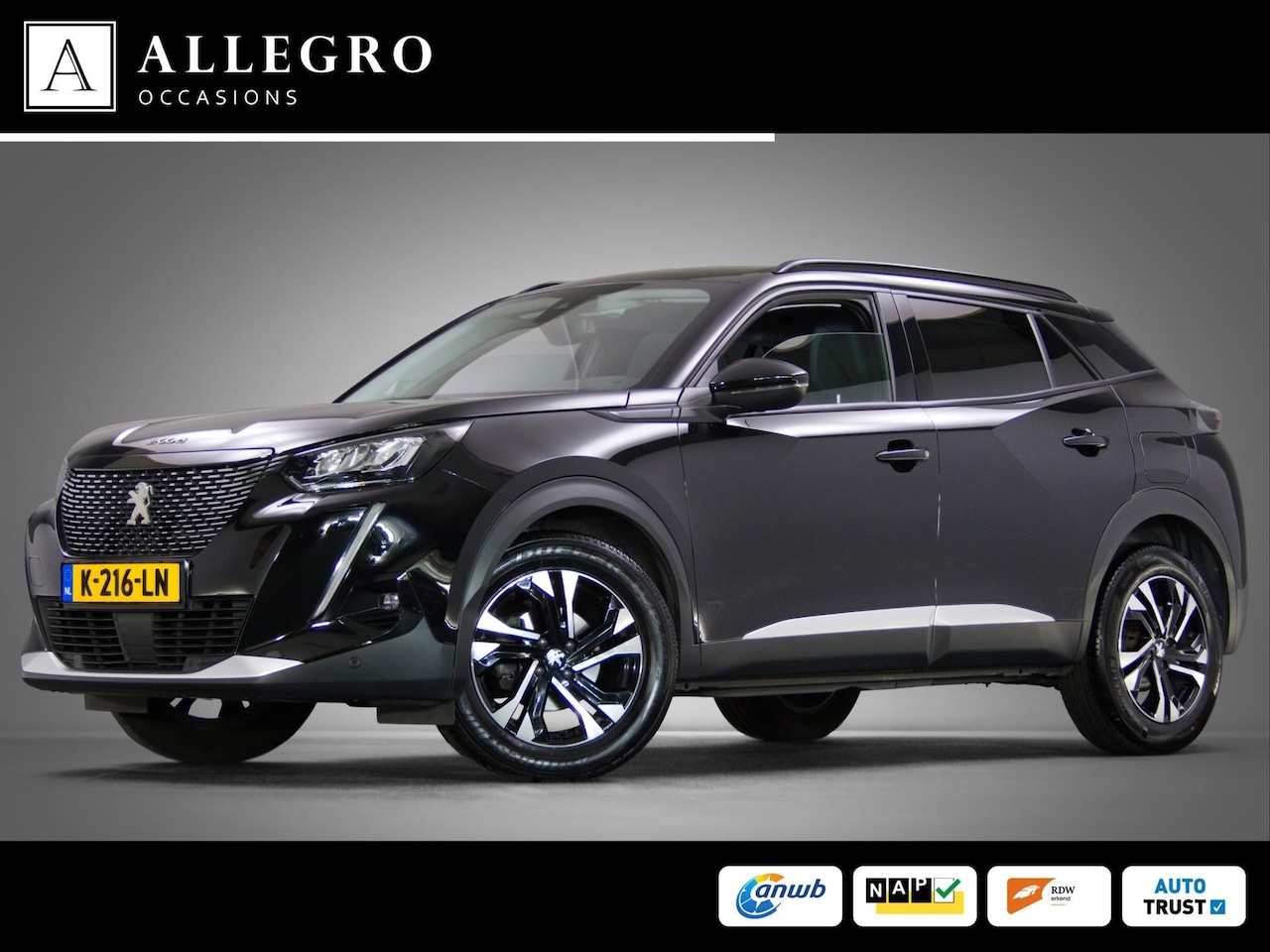Peugeot 2008 - 1.2 PureTech Allure (TREKHAAK, ACHTERUITRIJCAMERA, KEYLESS ENTRY, APPLE CARPLAY/ANDROID AU - AutoWereld.nl