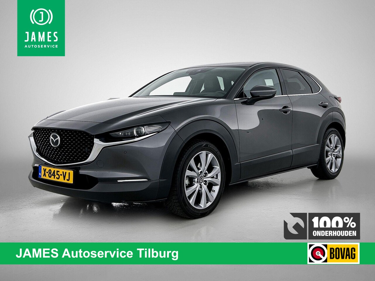 Mazda CX-30 - 2.0 e-SkyActiv M Hybrid AUTOM. FULL OPTION oa. AD-CRUISE CAMERA LEER EL. STOEL - AutoWereld.nl