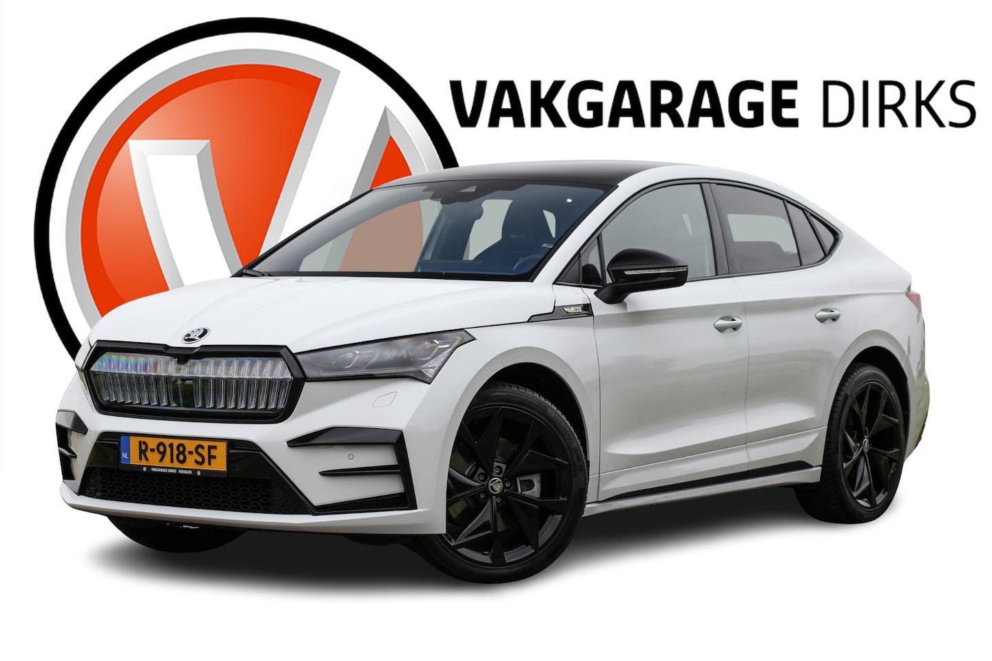 Skoda Enyaq Coupé iV - 80 RS 300 PK 4X4 ✅ Leder ✅ W-Pomp ✅ Pano - AutoWereld.nl