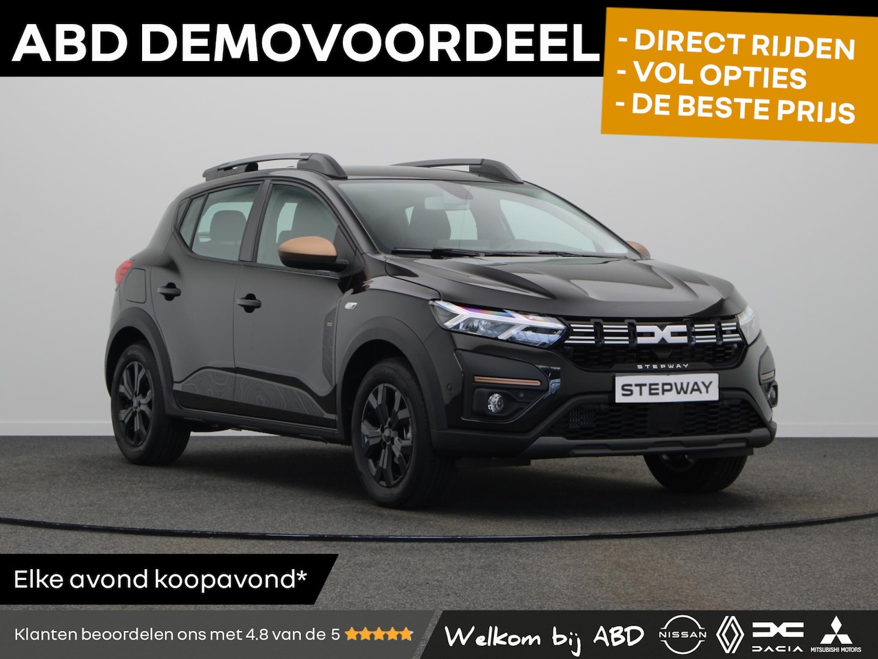 Dacia Sandero Stepway - TCe 110pk Extreme | Blind spot warning | Elek. parkeerrem | Navigatie | Parkeersensoren vo - AutoWereld.nl