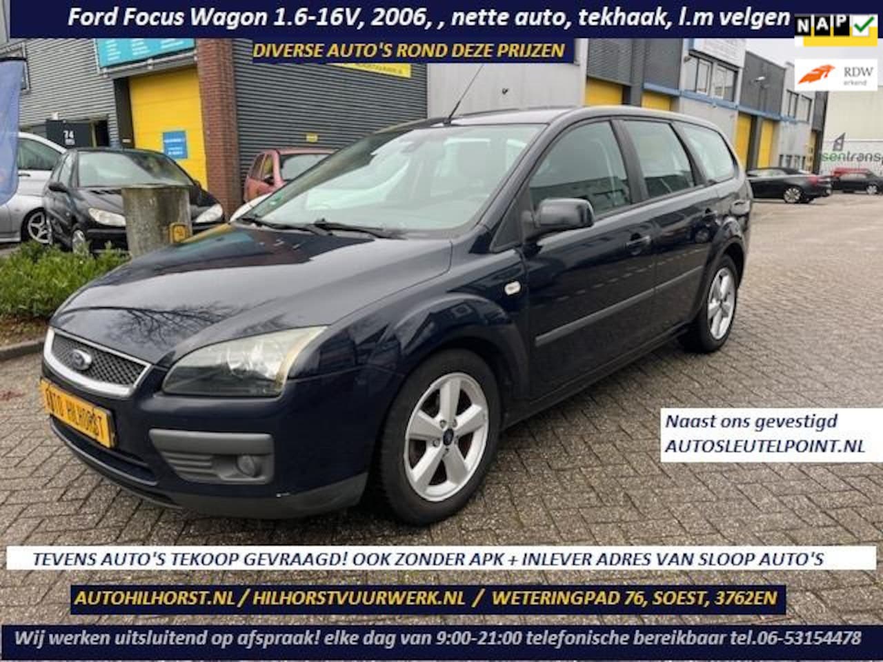 Ford Focus Wagon - 1.6-16V Futura 1.6-16V Futura , Nederlandse auto! meeneem prijzen! - AutoWereld.nl