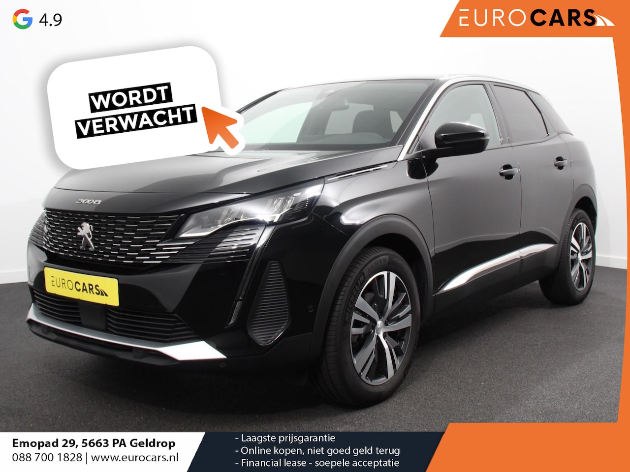 Peugeot 3008 - 1.2 PureTech Allure Climate control Adaptive cruise control Achteruitrijd camera Parkeerse - AutoWereld.nl