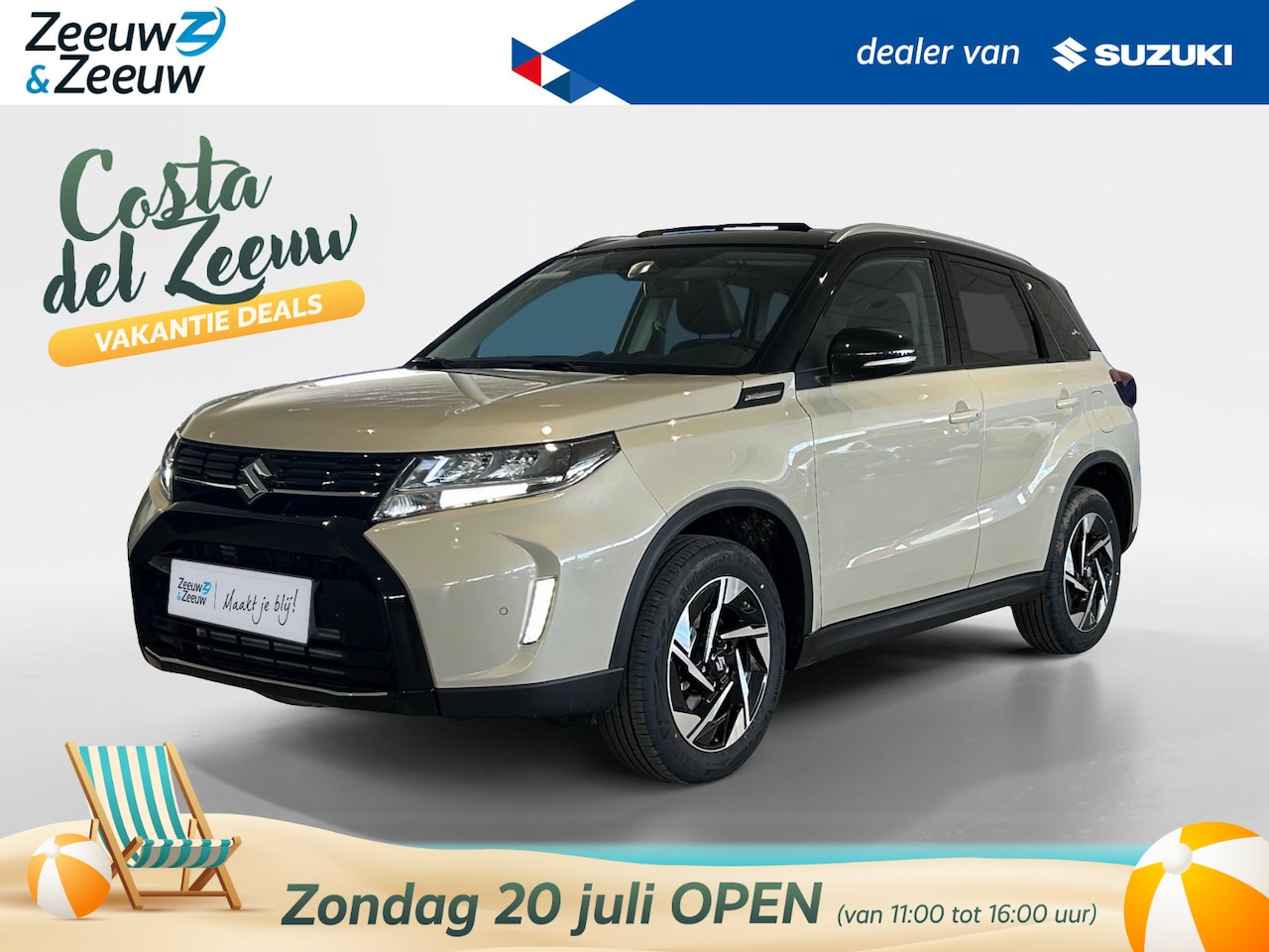 Suzuki Vitara - 1.4 Boosterjet Style Smart Hybrid 140pk | €2.500.- korting | Navigatie | Achteruit rij cam - AutoWereld.nl