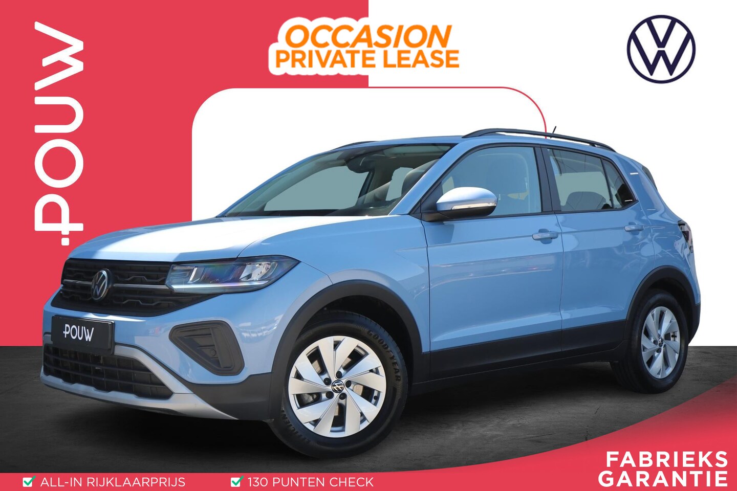Volkswagen T-Cross - 1.0 TSI 95pk Life | App Connect Navigatie | Airco | Parkeersensoren Achter - AutoWereld.nl