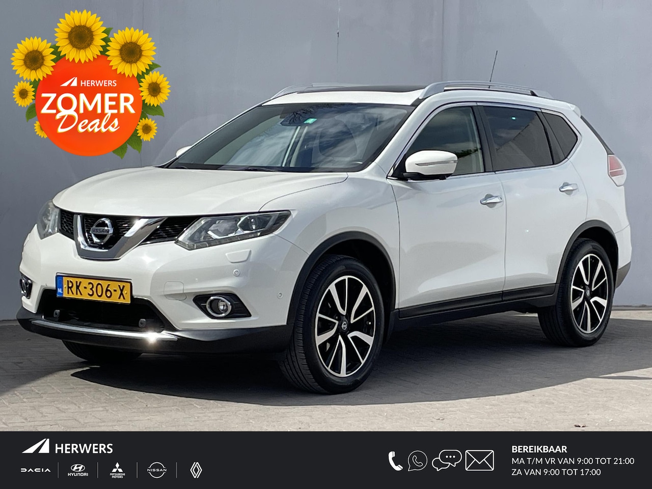 Nissan X-Trail - 1.6 DIG-T Tekna / Volledig Onderhouden / Trekhaak (1800KG) / Elektrisch schuif- kantel dak - AutoWereld.nl