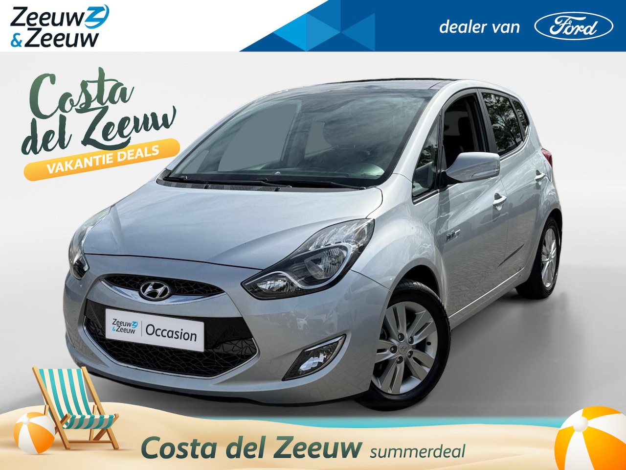 Hyundai ix20 - 1.4i i-Catcher lederen bekleding| 12 maanden garantie| panorama-dak| achteruitrijcamera - AutoWereld.nl
