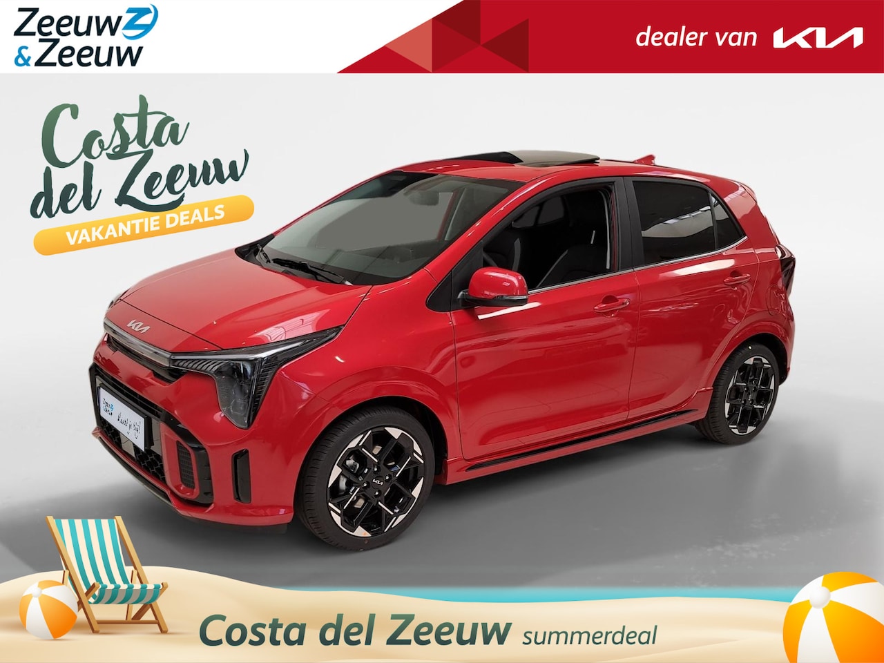 Kia Picanto - 1.0 DPI GT-Line € 1000,- Korting | € 294,- Private lease via ANWB ! | - AutoWereld.nl