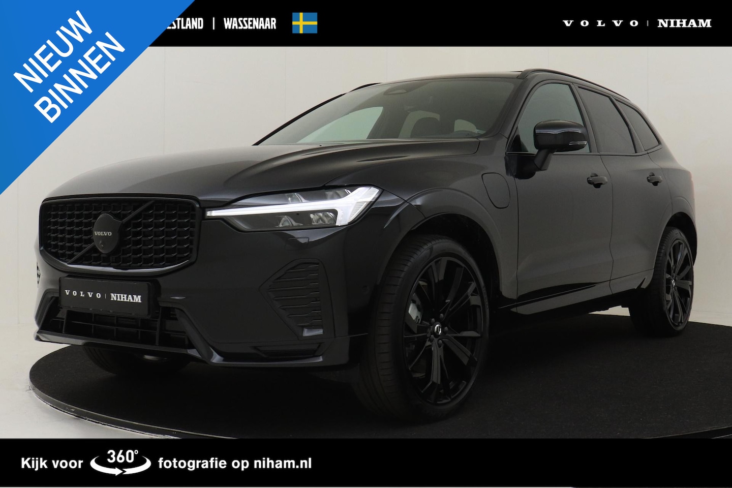 Volvo XC60 - T8 PLUG-IN HYBRID AWD ULTRA BLACK EDITION *NIEUW!* -PANO.DAK|HARMAN/KARDON|360°CAM|TREKHAA - AutoWereld.nl