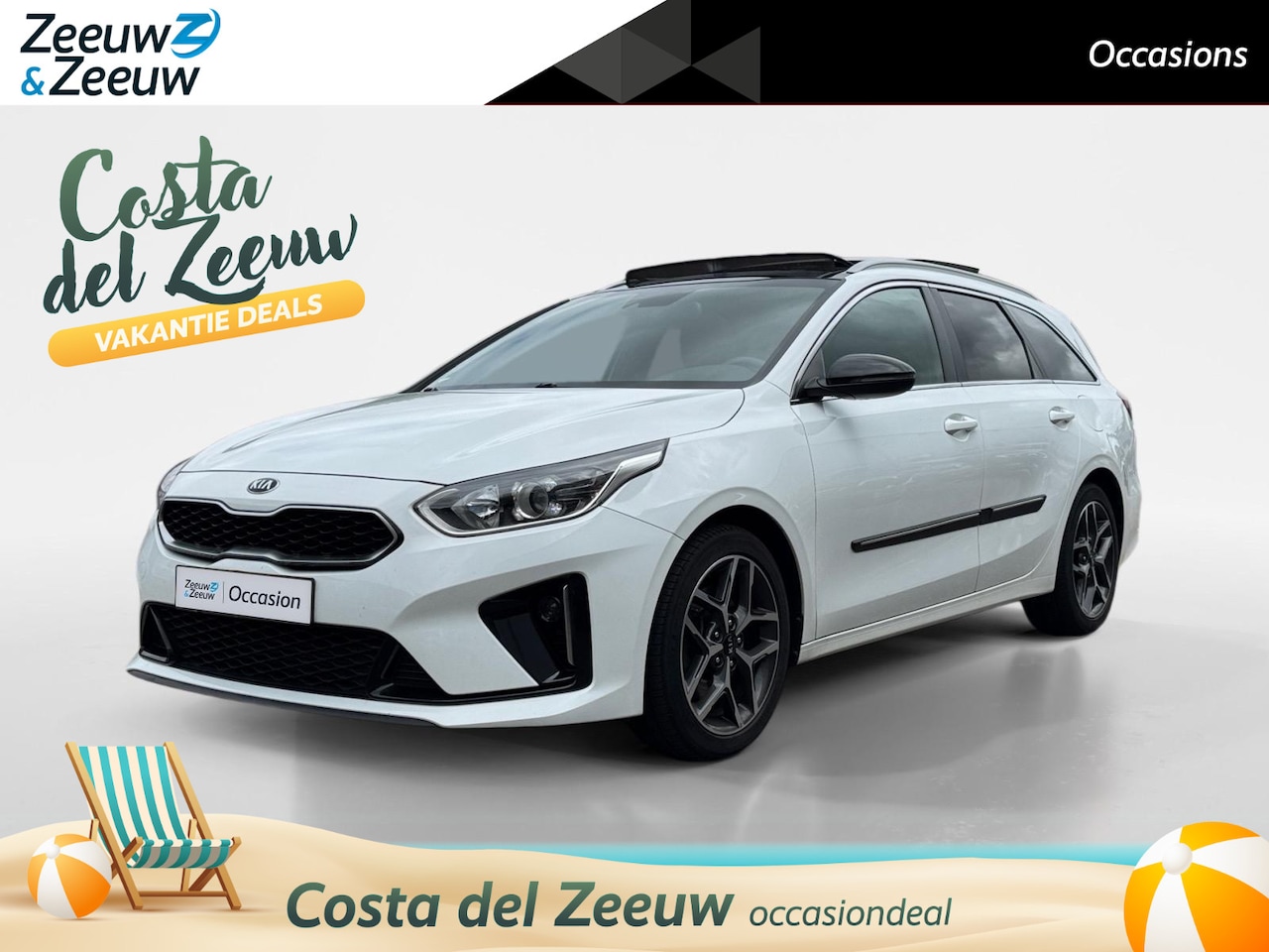 Kia Cee'd Sportswagon - Ceed 1.5 T-GDi MHEV GT-Line Edition | Stoel + stuur verwarming | Schuif kantel dak | Trekh - AutoWereld.nl