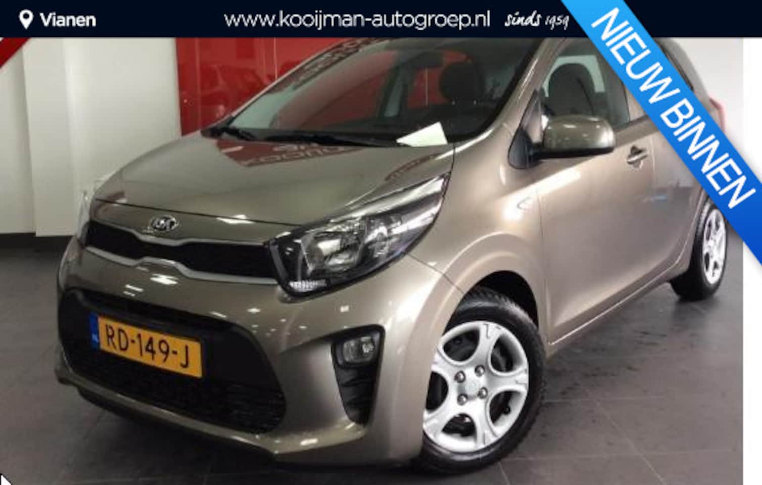 Kia Picanto - Eco.PlusLine 67pk, lage kilometerstand en garantie tot januari 2025 - AutoWereld.nl